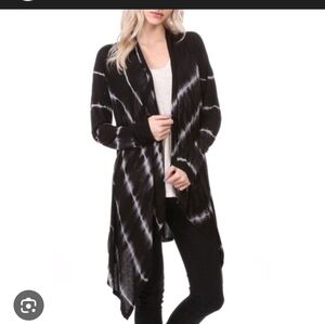 Phanuel Tie Dye Open Front Kimono